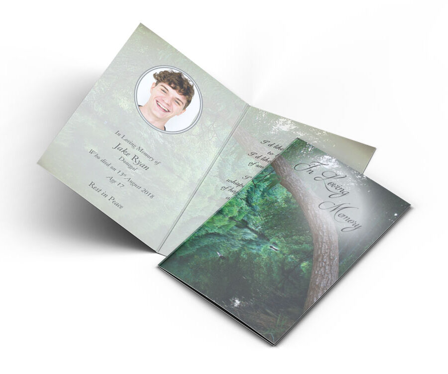 Memorial Card Forest