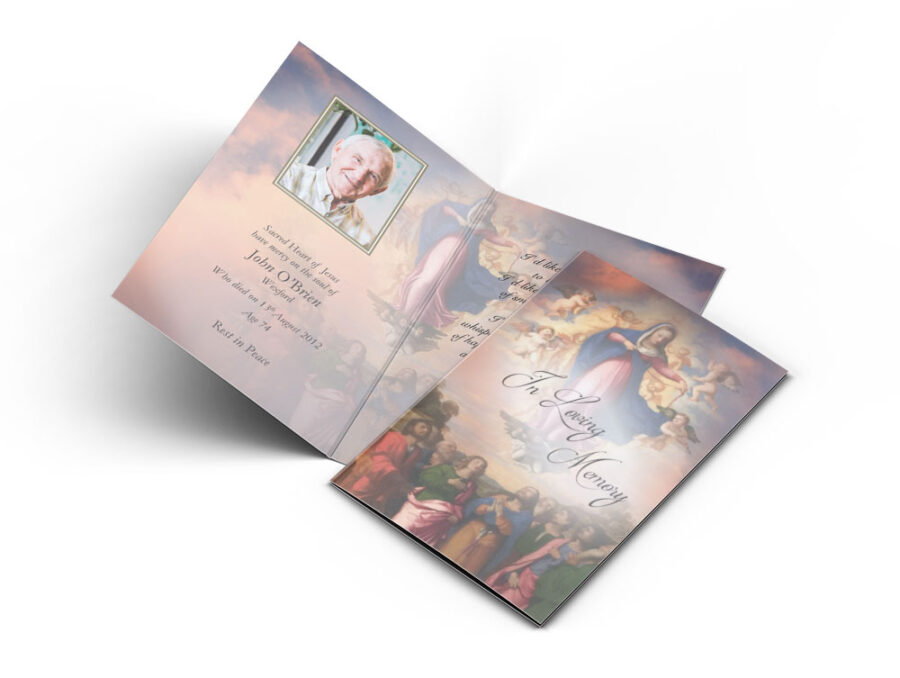 Memorial Card Blessed Virgin Mary