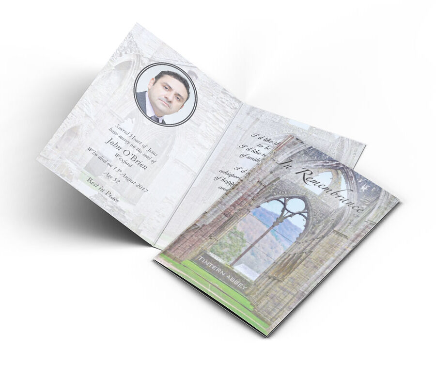 Memorial Card Tintern Abbey