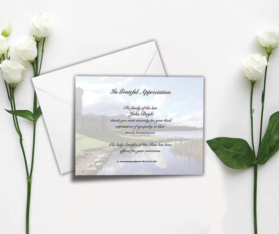 mountain lake acknowledgement cards