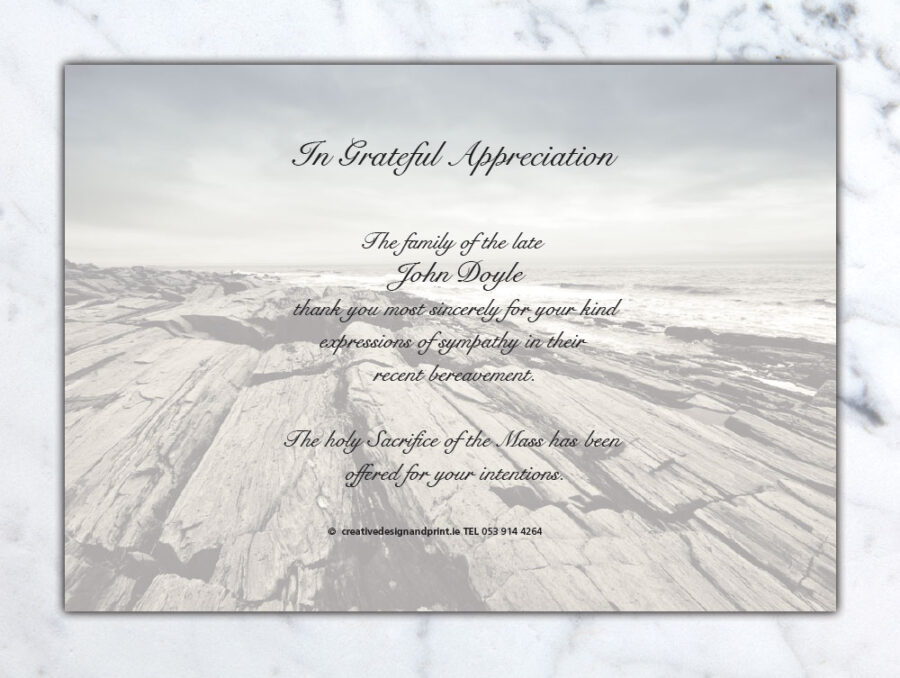 The Burren acknowledgement cards