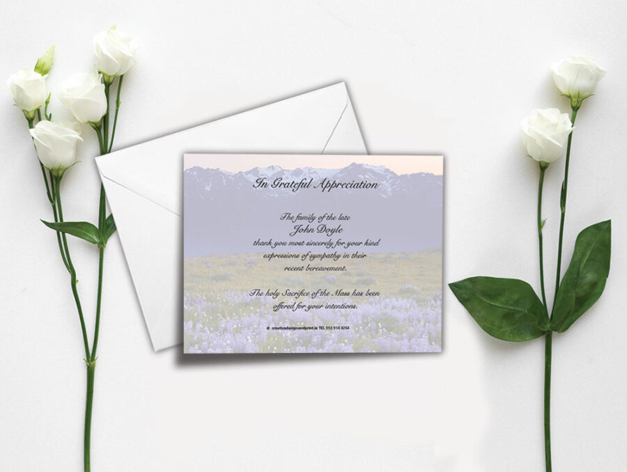 heather field acknowledgement cards