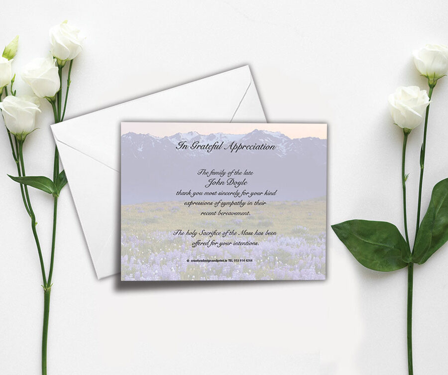 heather field acknowledgement cards