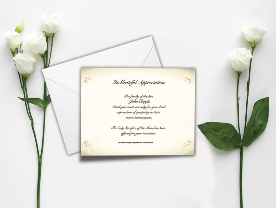 holy family acknowledgement cards