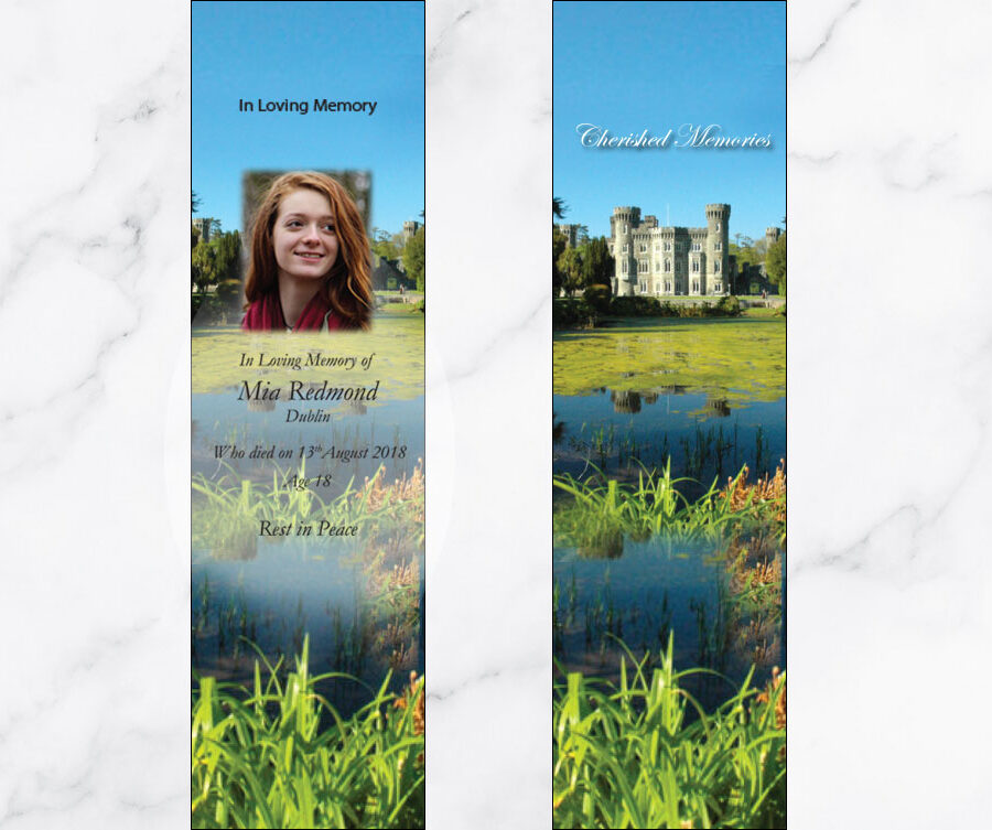 Johnstown Castle memorial bookmarks