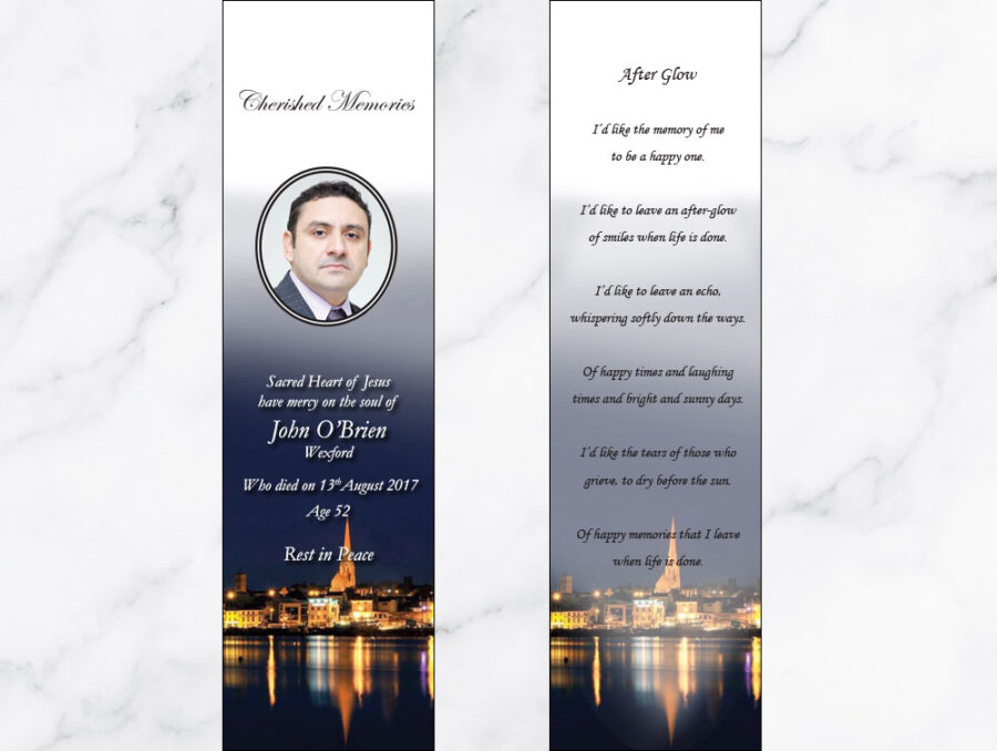 Wexford town memorial bookmarks