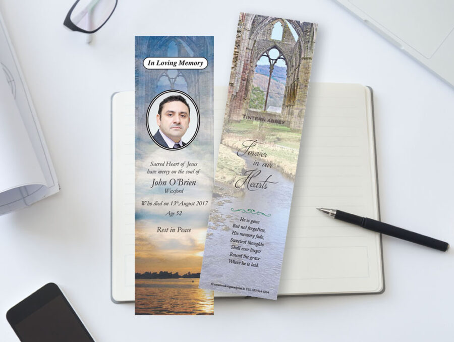 Tintern Abbey memorial bookmarks