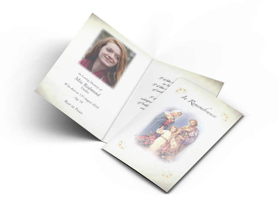 Holy Family Memorial Cards