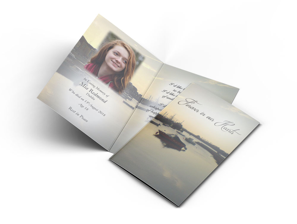  How To Make A Funeral Memorial Card Memorial Card Layout C 