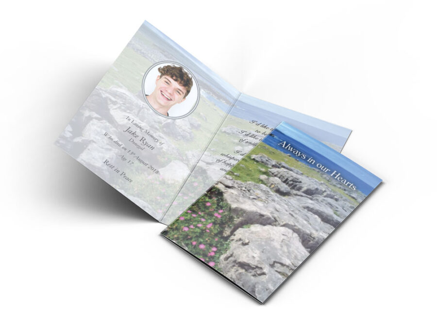 rocky field memorial cards