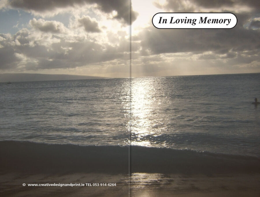 Sunset Beach Memorial Cards