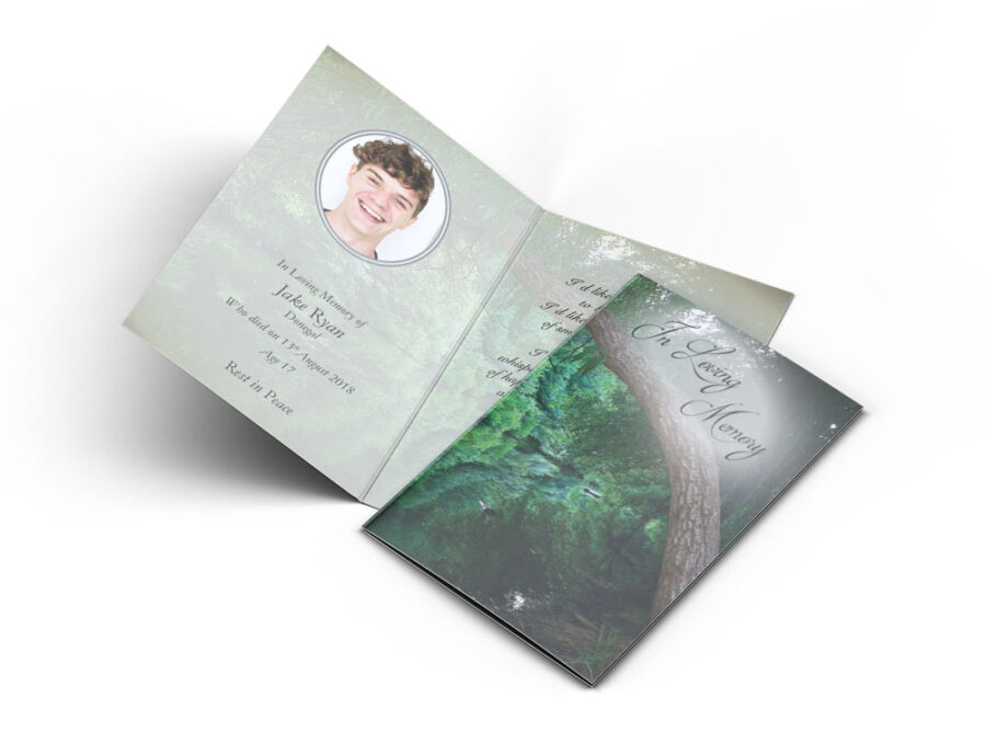 Memorial Card Forest