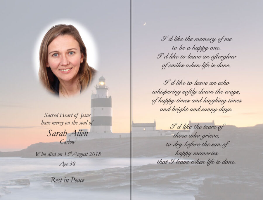 Hook Head Lighthouse Memorial Cards