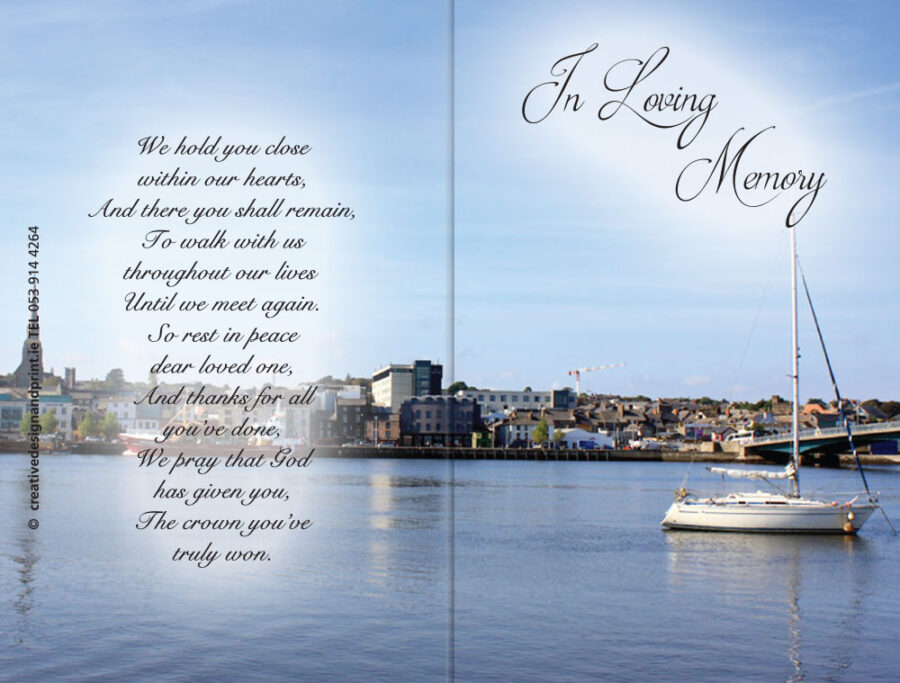 wexford marina memorial cards