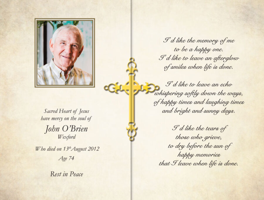 Pope Francis Memorial Cards