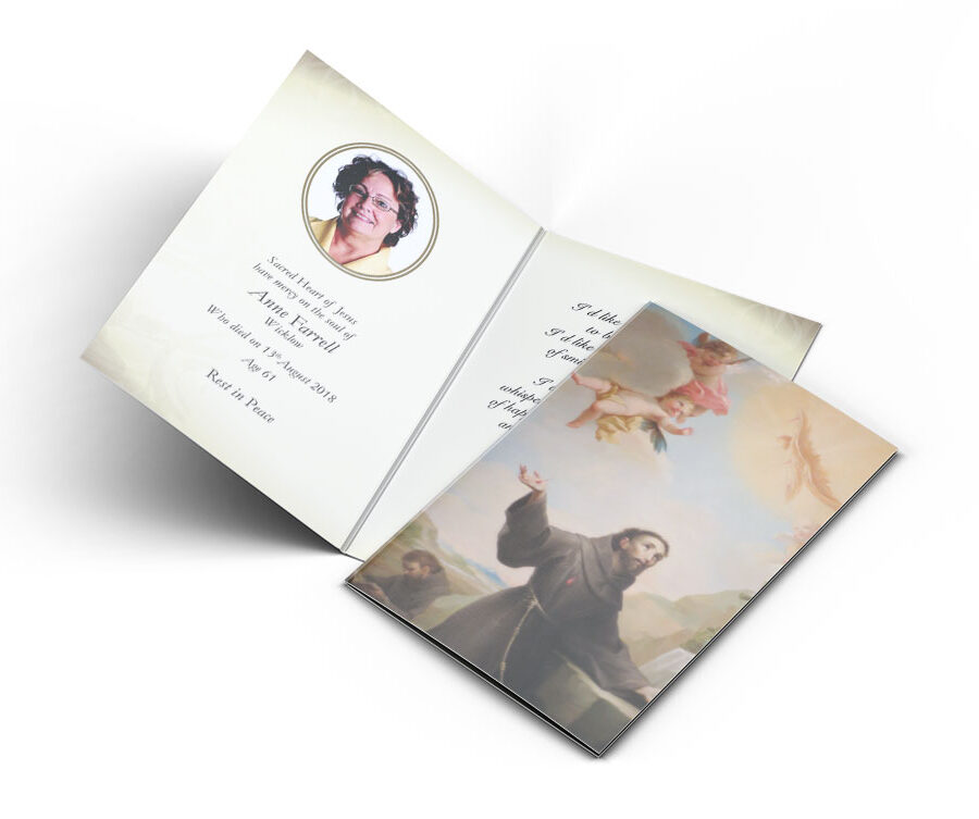 St Francis of Assisi Memorial Cards