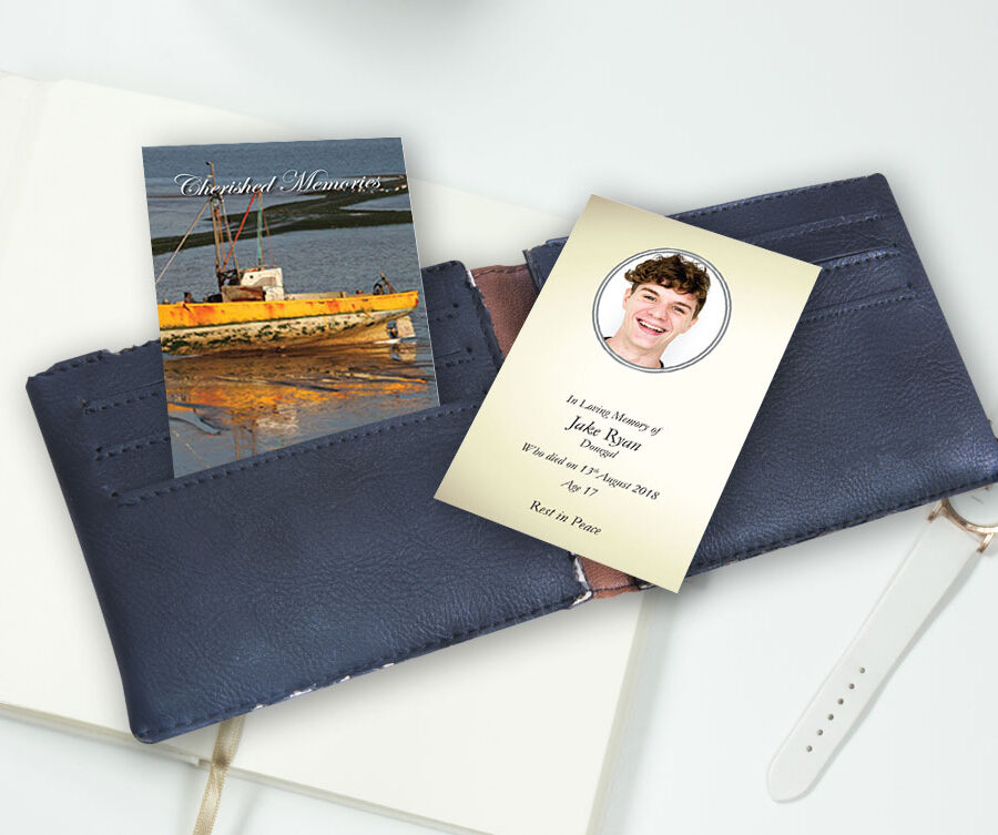 beach boat wallet cards