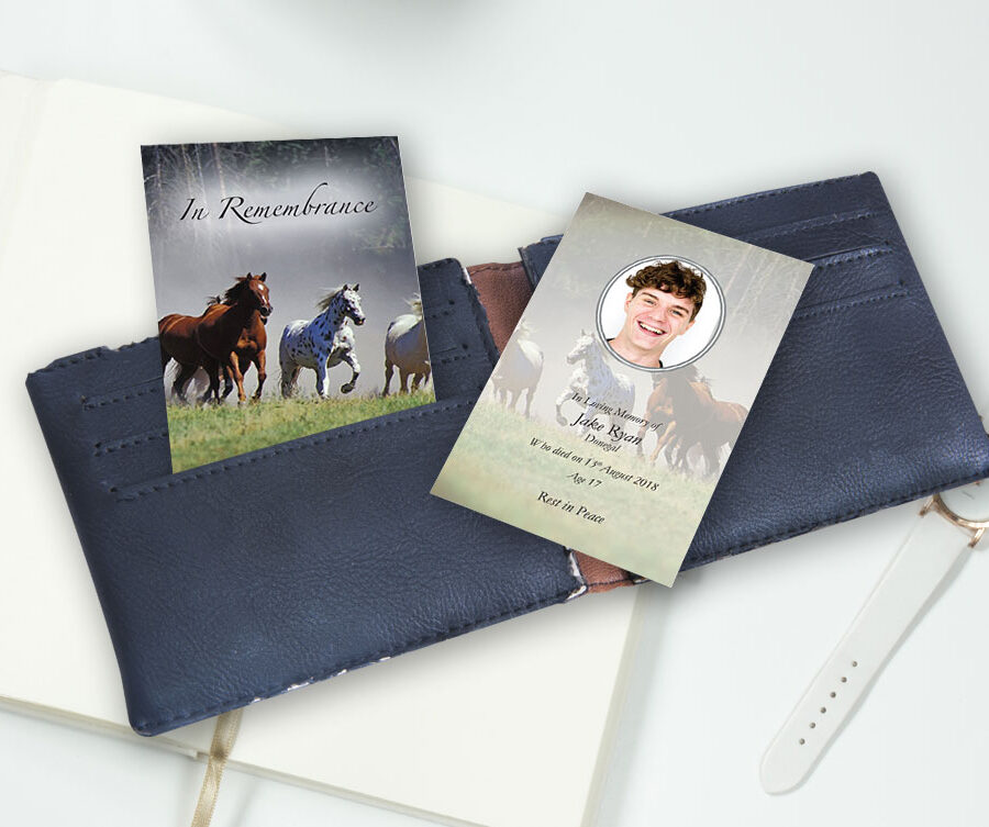 horses wallet cards