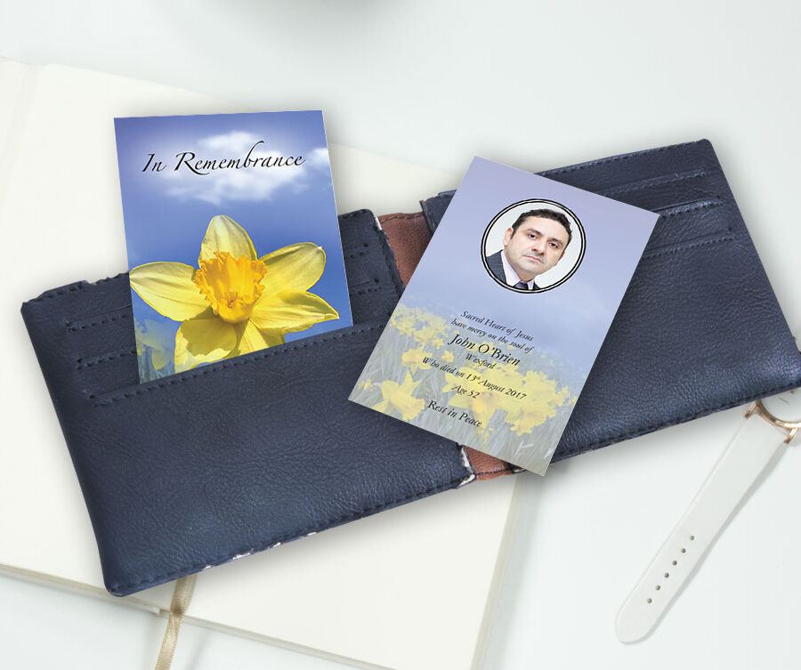 daffodil wallet cards