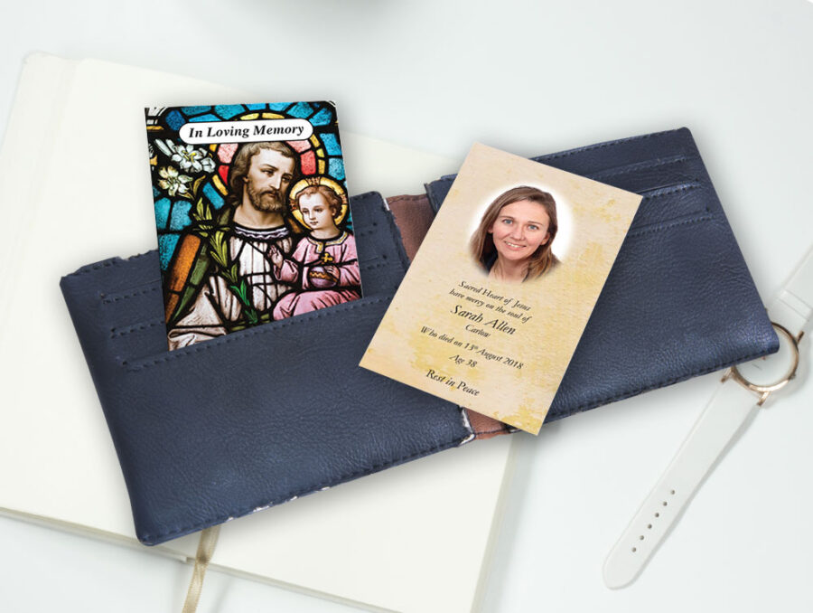 Jesus and Joseph wallet cards
