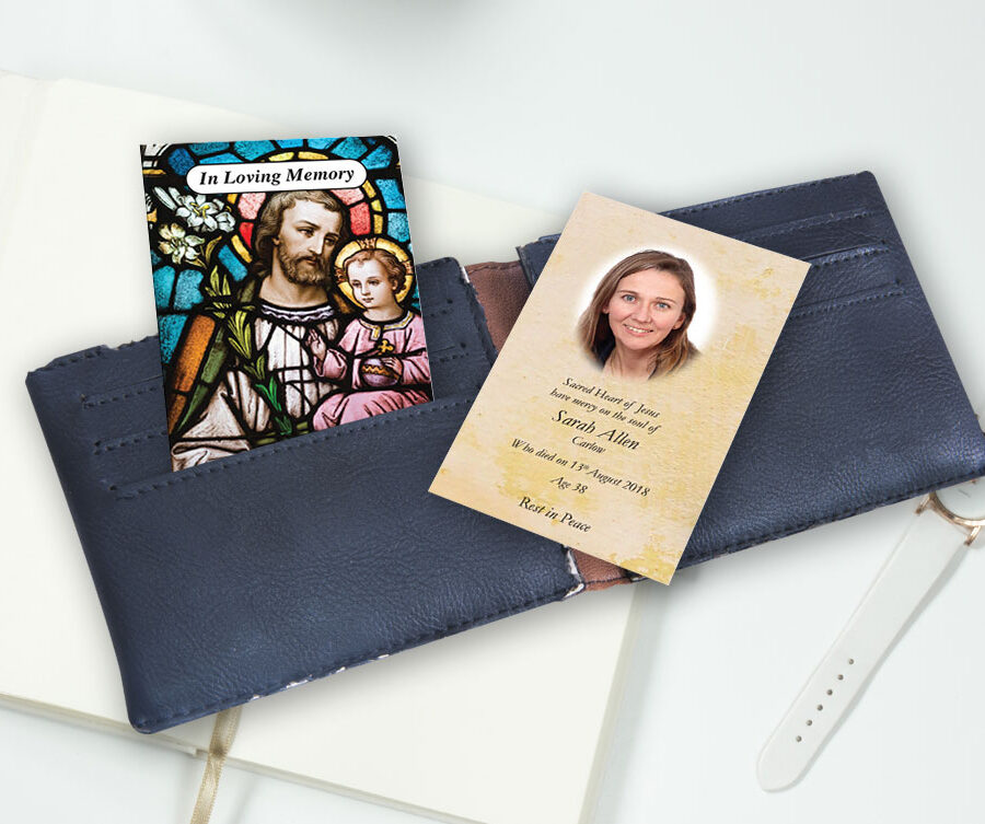 Jesus and Joseph wallet cards