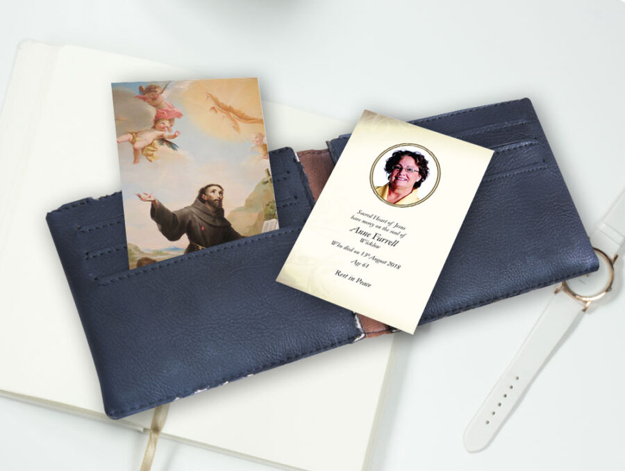 St Francis of Assisi wallet cards