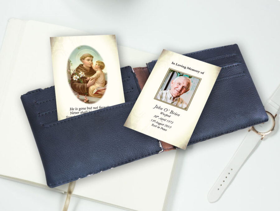 St Francis & Jesus wallet cards