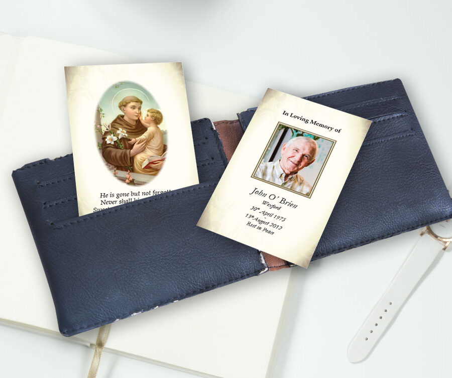 St Francis & Jesus wallet cards