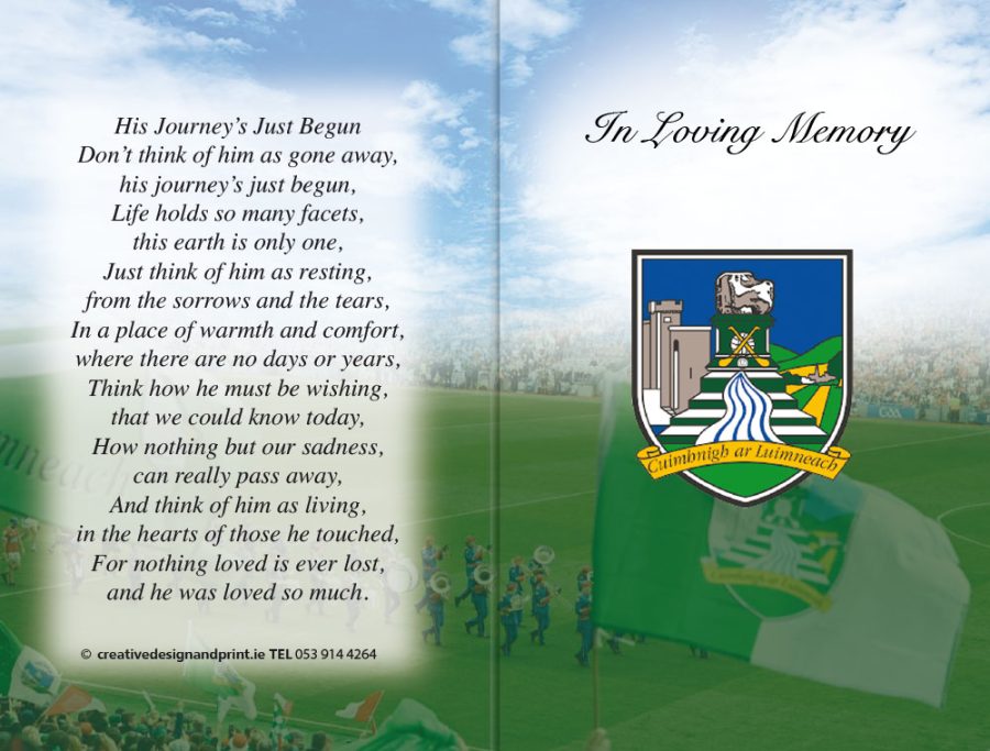 Limerick GAA Memorial Cards