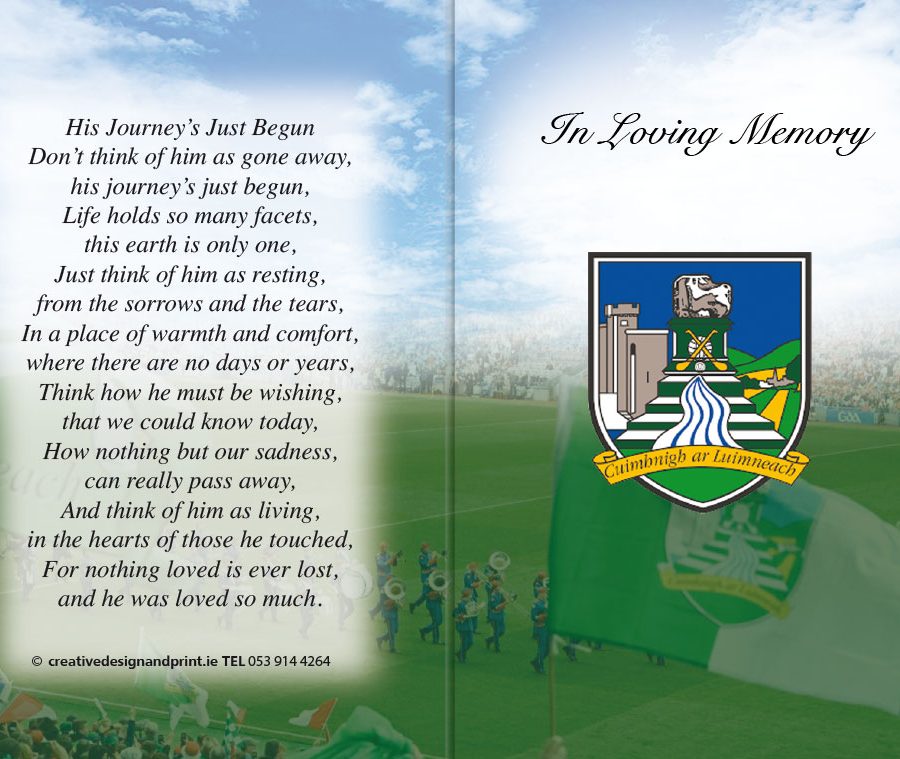 Limerick GAA Memorial Cards