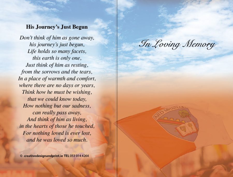 Armagh GAA Memorial Cards