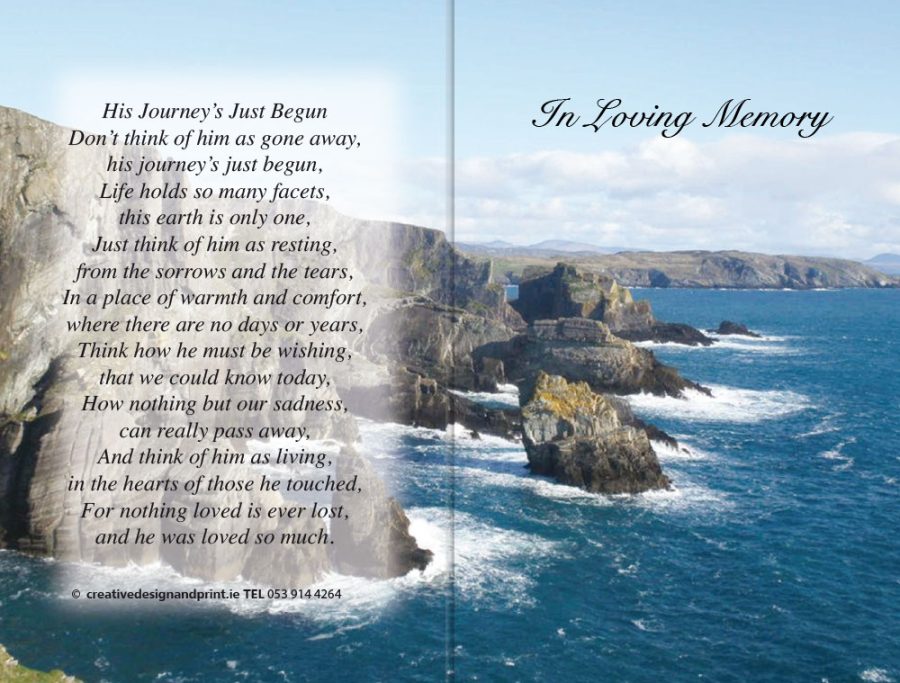 Mizen Head Memorial Cards