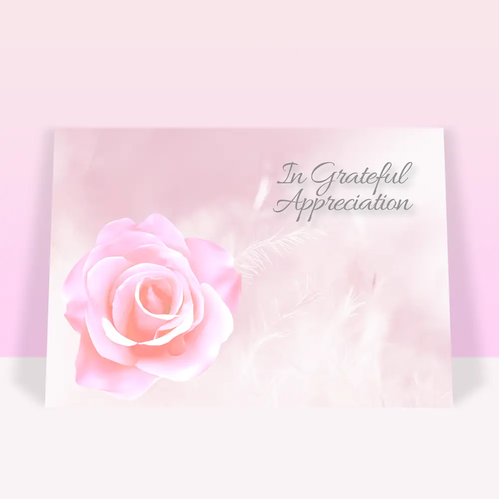 Memorial Appreciation Cards