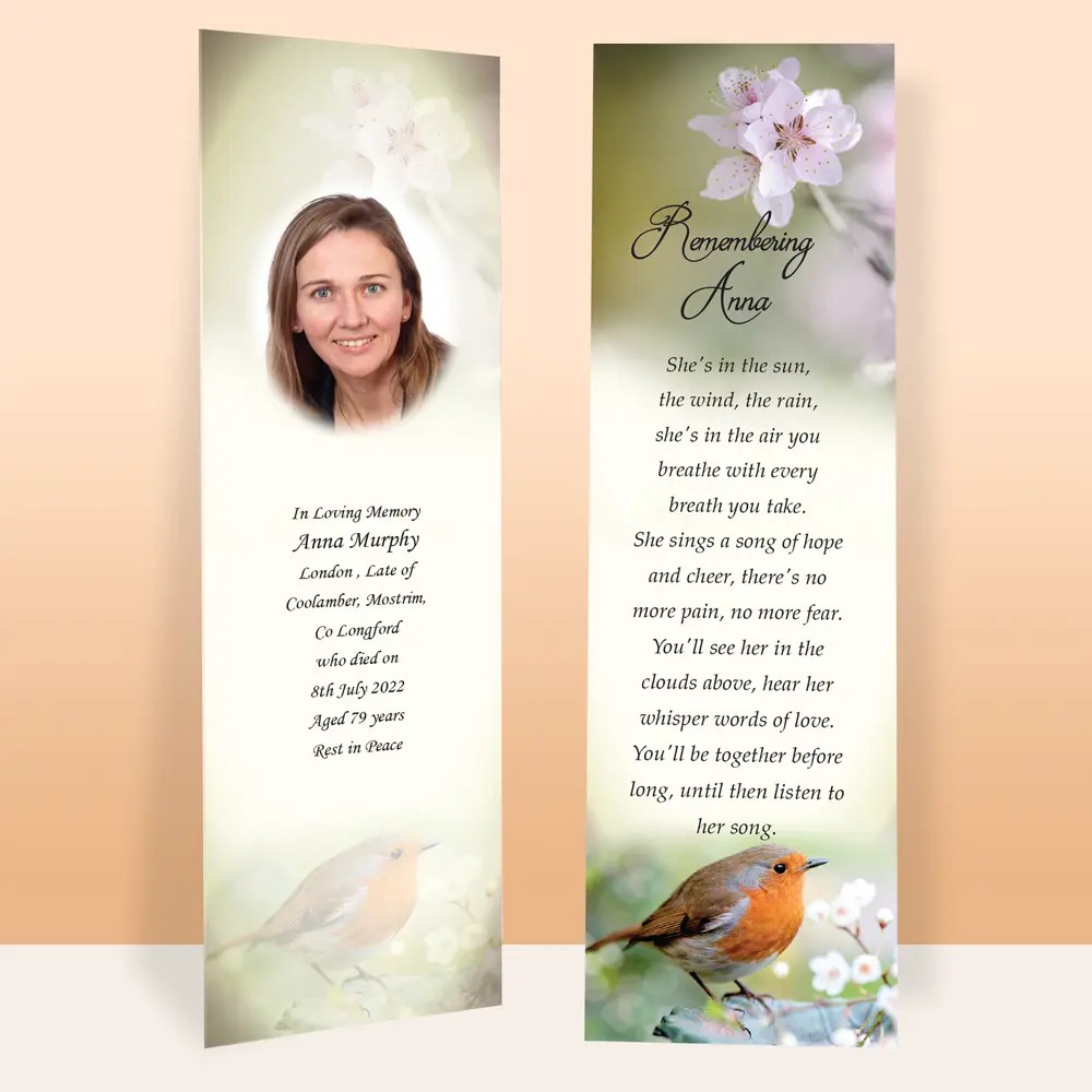 Memorial Bookmarks