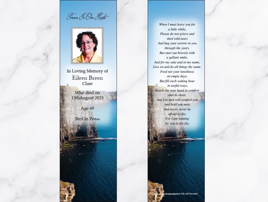 Cliffs of Moher Memorial Bookmarks