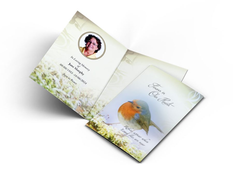 Robin Memorial Cards