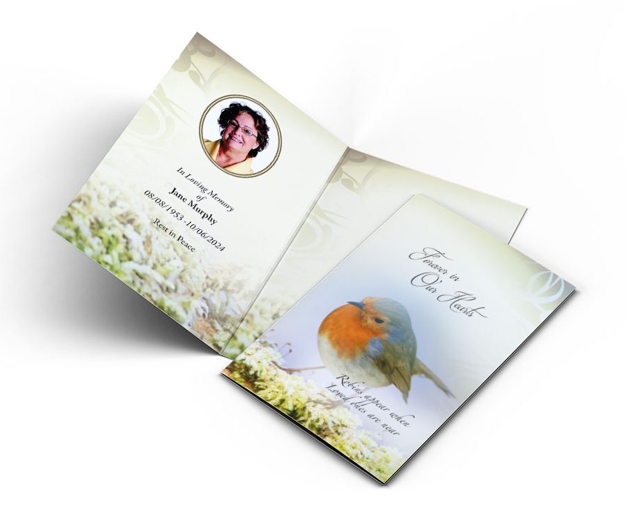 Robin Memorial Cards