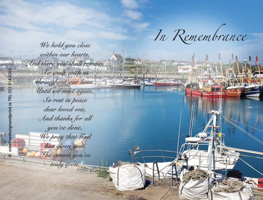 Kilmore Quay Fishing Village Memorial Cards