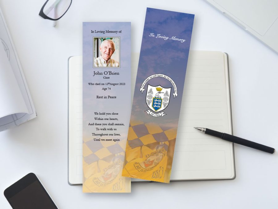 Clare GAA Memorial Bookmarks