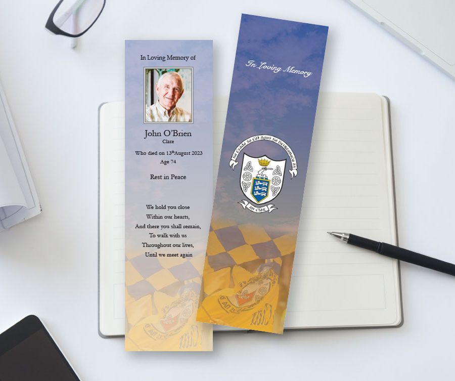 Clare GAA Memorial Bookmarks