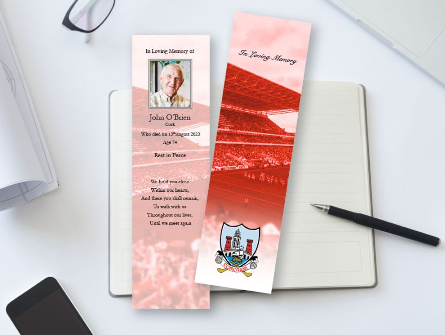 Cork GAA Memorial Bookmarks