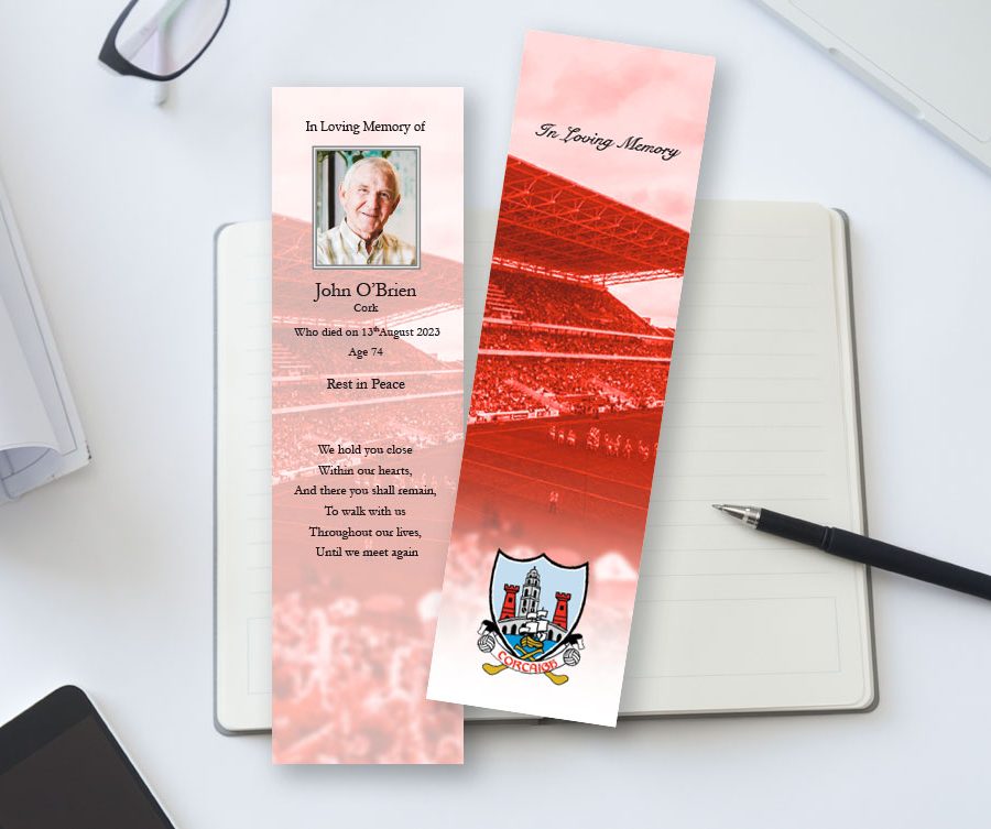 Cork GAA Memorial Bookmarks