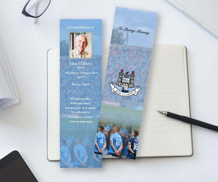 Dublin GAA Memorial Bookmarks