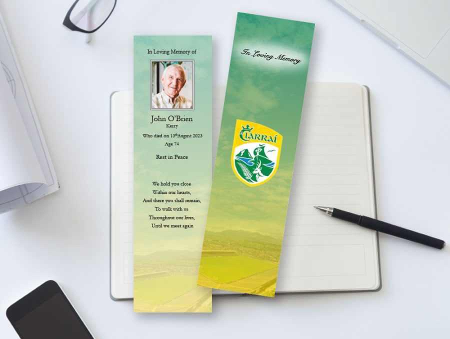 Kerry GAA Memorial Bookmarks