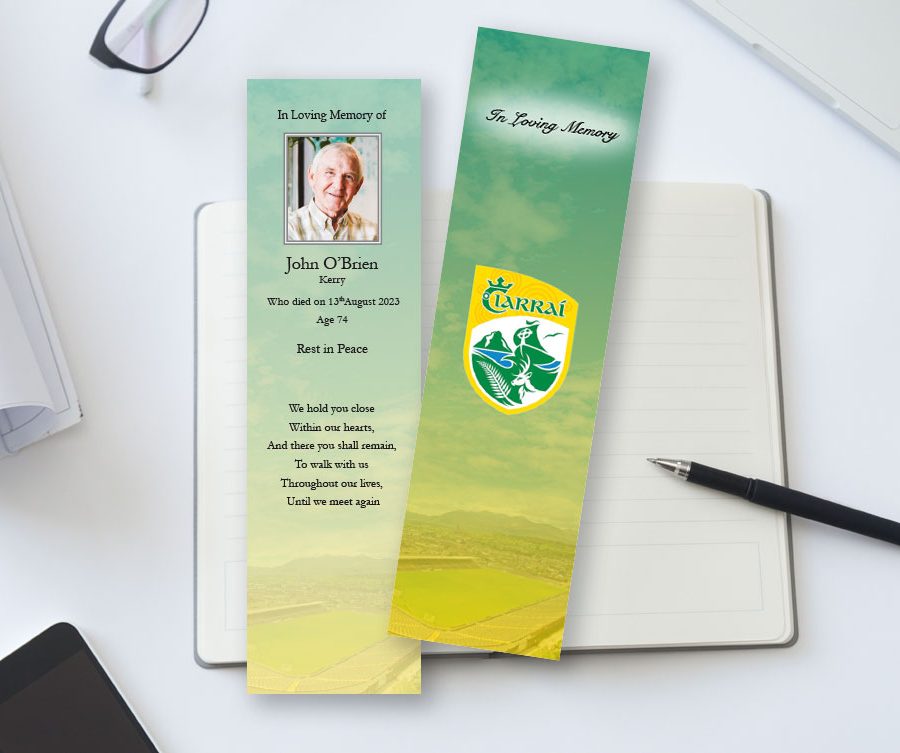 Kerry GAA Memorial Bookmarks