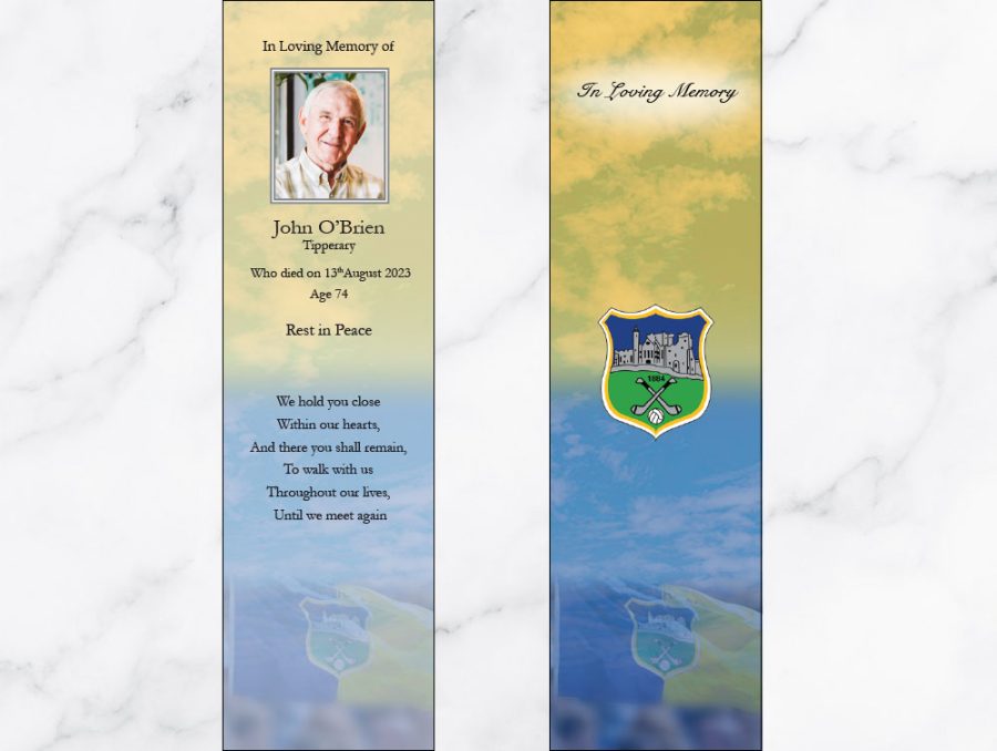 Tipperary GAA Bookmarks