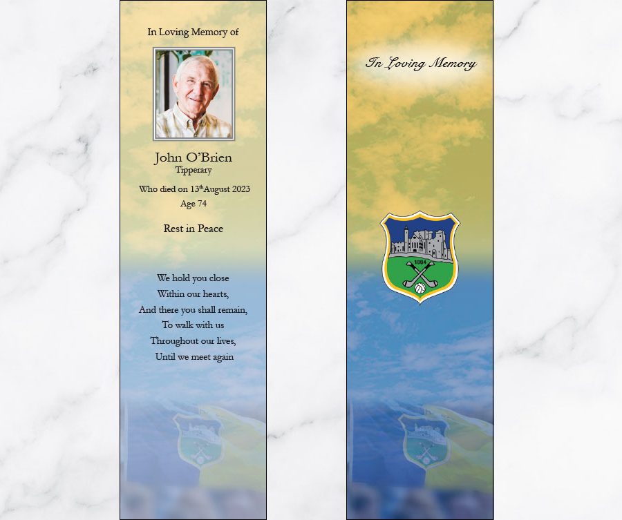 Tipperary GAA Bookmarks