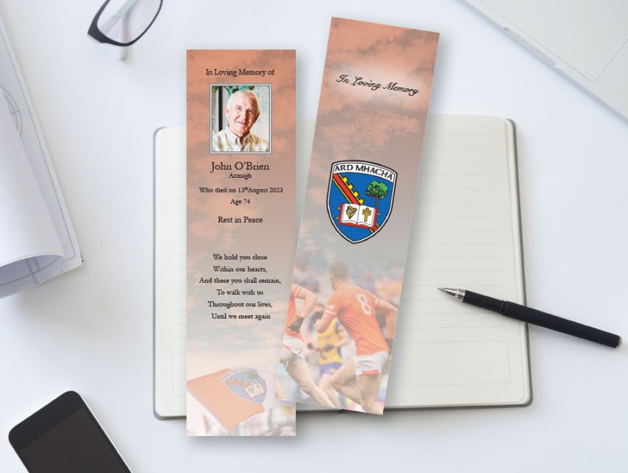 Armagh GAA Memorial Bookmarks