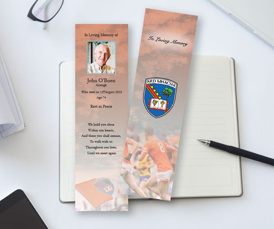 Armagh GAA Memorial Bookmarks