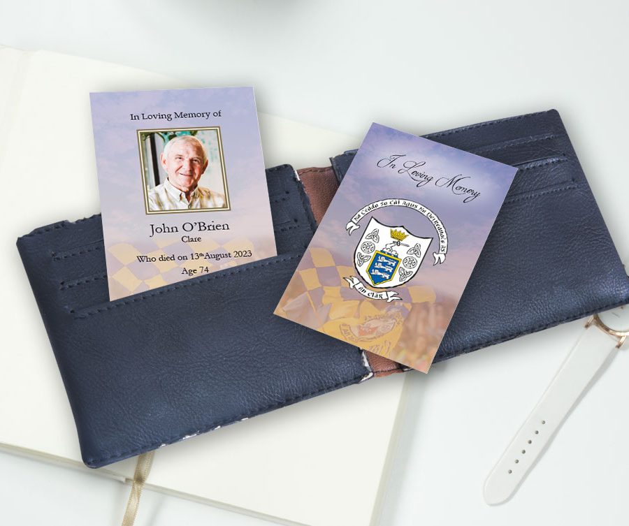 Clare GAA wallet cards